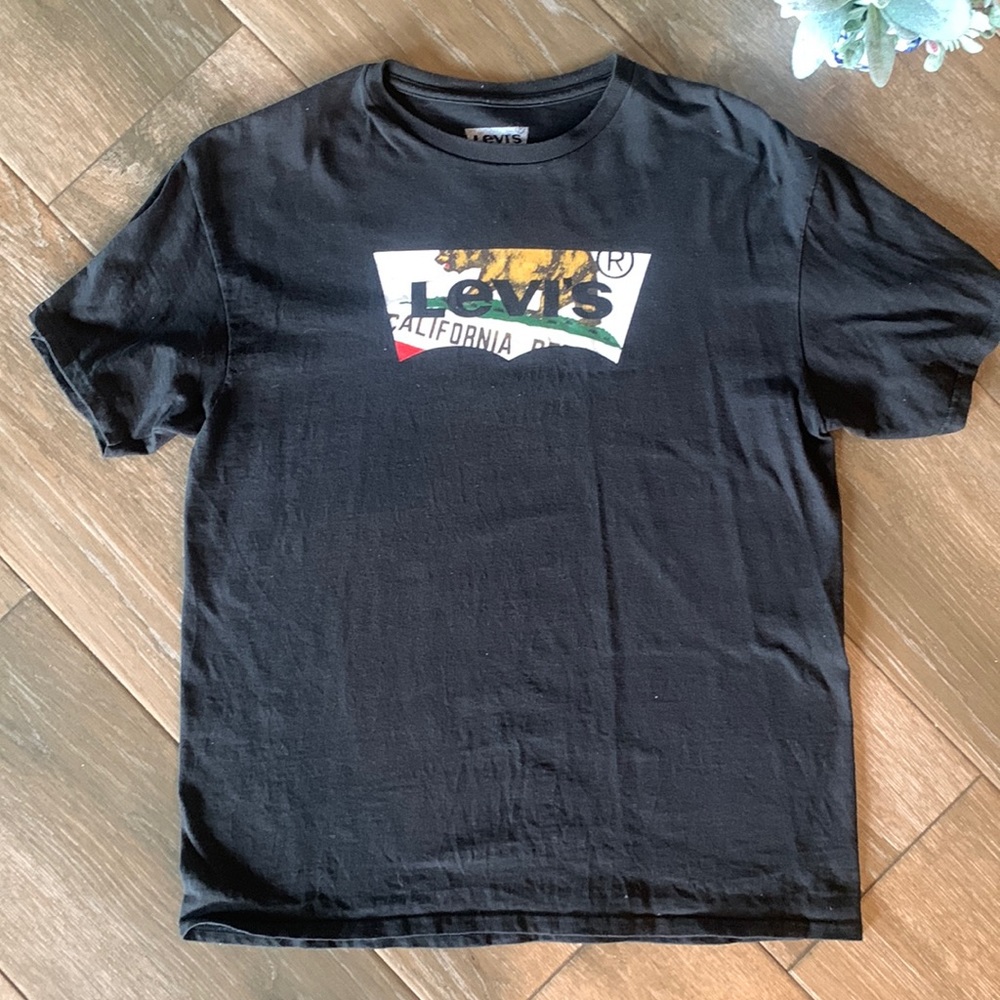 Levi's Men's Black Logo Graphic Tee